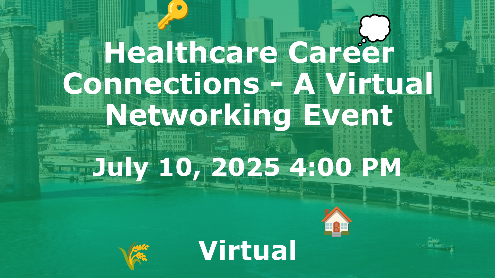 Healthcare Career Connections - A Virtual Networking Event event image